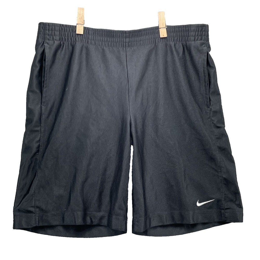 Vintage Nike Basketball Shorts Men Large Black Athletic Retro Training Sport 90s